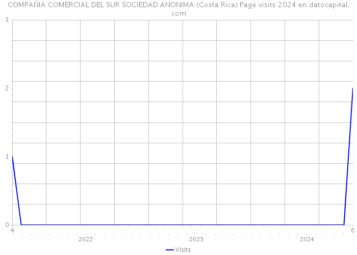 COMPAŃIA COMERCIAL DEL SUR SOCIEDAD ANONIMA (Costa Rica) Page visits 2024 