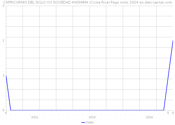 CAPRICORNIO DEL SIGLO XXI SOCIEDAD ANONIMA (Costa Rica) Page visits 2024 
