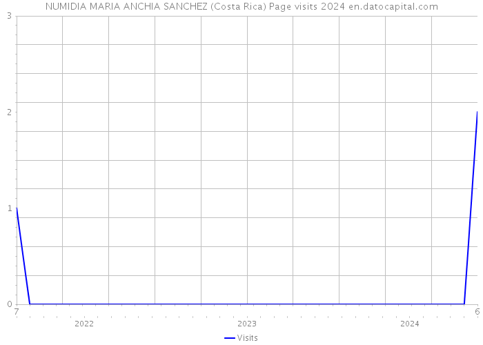 NUMIDIA MARIA ANCHIA SANCHEZ (Costa Rica) Page visits 2024 