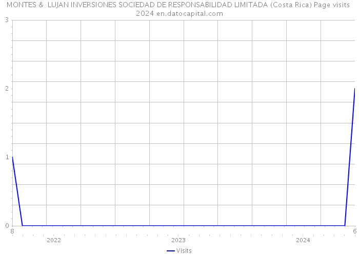 MONTES & LUJAN INVERSIONES SOCIEDAD DE RESPONSABILIDAD LIMITADA (Costa Rica) Page visits 2024 