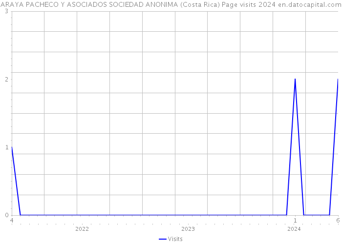 ARAYA PACHECO Y ASOCIADOS SOCIEDAD ANONIMA (Costa Rica) Page visits 2024 