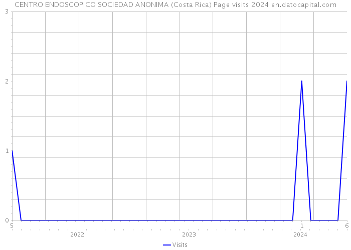 CENTRO ENDOSCOPICO SOCIEDAD ANONIMA (Costa Rica) Page visits 2024 