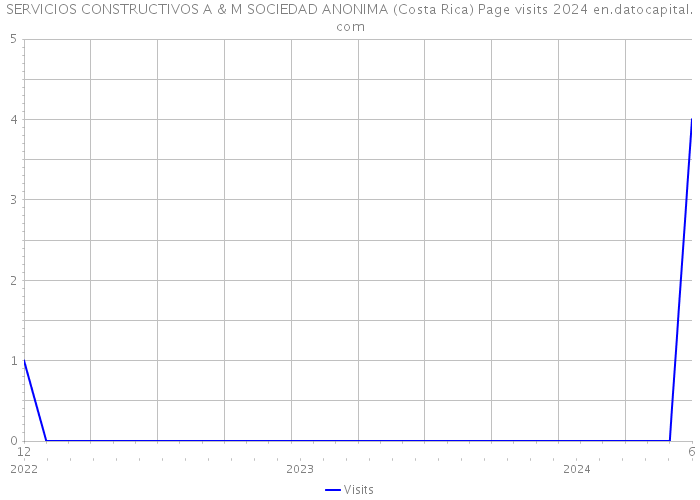 SERVICIOS CONSTRUCTIVOS A & M SOCIEDAD ANONIMA (Costa Rica) Page visits 2024 