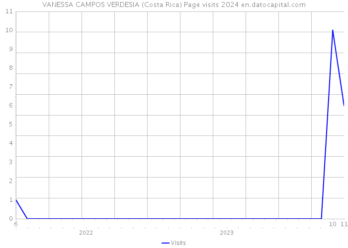 VANESSA CAMPOS VERDESIA (Costa Rica) Page visits 2024 
