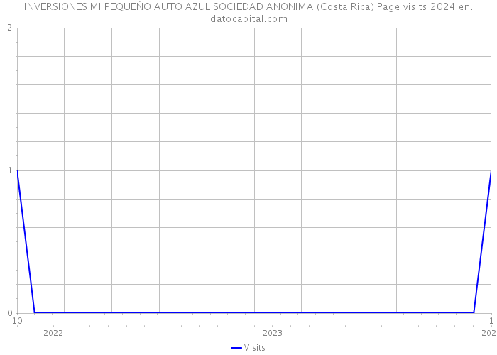 INVERSIONES MI PEQUEŃO AUTO AZUL SOCIEDAD ANONIMA (Costa Rica) Page visits 2024 