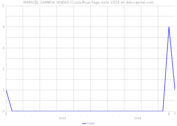 MARICEL GAMBOA VINDAS (Costa Rica) Page visits 2024 