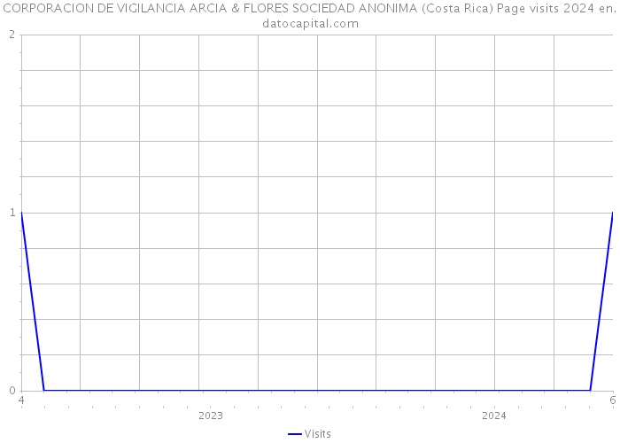 CORPORACION DE VIGILANCIA ARCIA & FLORES SOCIEDAD ANONIMA (Costa Rica) Page visits 2024 