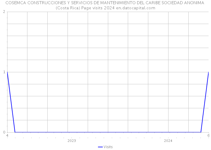 COSEMCA CONSTRUCCIONES Y SERVICIOS DE MANTENIMIENTO DEL CARIBE SOCIEDAD ANONIMA (Costa Rica) Page visits 2024 