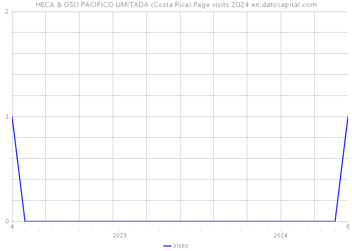 HECA & OSO PACIFICO LIMITADA (Costa Rica) Page visits 2024 