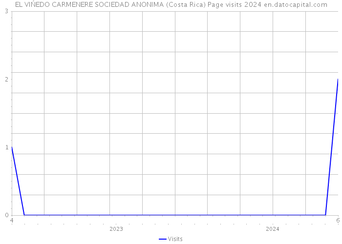 EL VIŃEDO CARMENERE SOCIEDAD ANONIMA (Costa Rica) Page visits 2024 