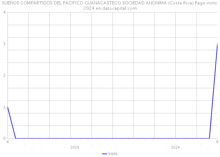 SUEŃOS COMPARTIDOS DEL PACIFICO GUANACASTECO SOCIEDAD ANONIMA (Costa Rica) Page visits 2024 