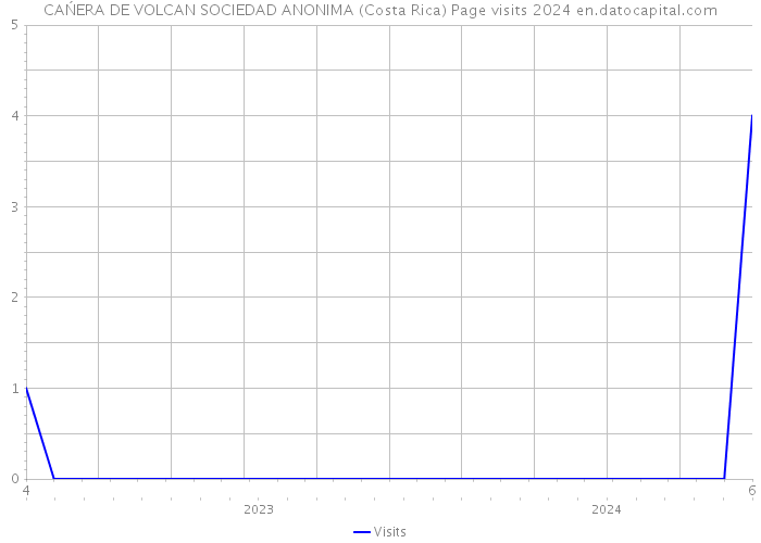 CAŃERA DE VOLCAN SOCIEDAD ANONIMA (Costa Rica) Page visits 2024 