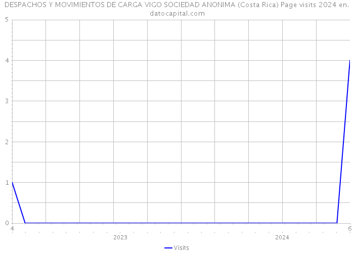 DESPACHOS Y MOVIMIENTOS DE CARGA VIGO SOCIEDAD ANONIMA (Costa Rica) Page visits 2024 
