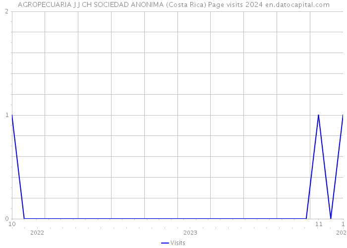 AGROPECUARIA J J CH SOCIEDAD ANONIMA (Costa Rica) Page visits 2024 