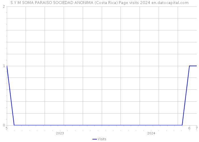 S Y M SOMA PARAISO SOCIEDAD ANONIMA (Costa Rica) Page visits 2024 