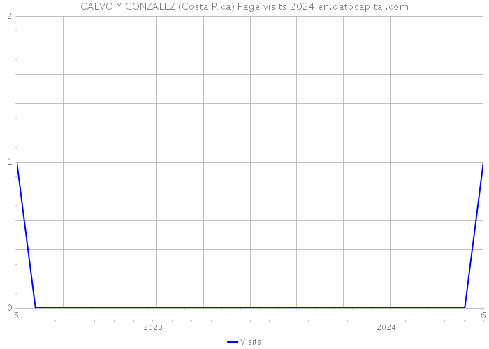 CALVO Y GONZALEZ (Costa Rica) Page visits 2024 
