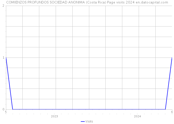COMIENZOS PROFUNDOS SOCIEDAD ANONIMA (Costa Rica) Page visits 2024 