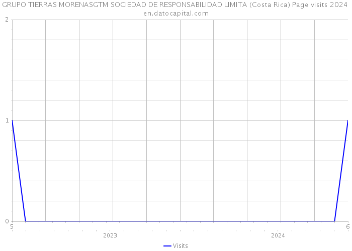GRUPO TIERRAS MORENASGTM SOCIEDAD DE RESPONSABILIDAD LIMITA (Costa Rica) Page visits 2024 