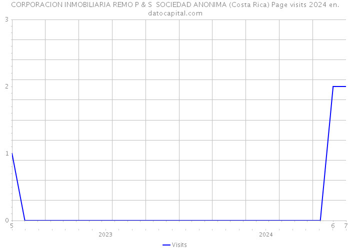 CORPORACION INMOBILIARIA REMO P & S SOCIEDAD ANONIMA (Costa Rica) Page visits 2024 