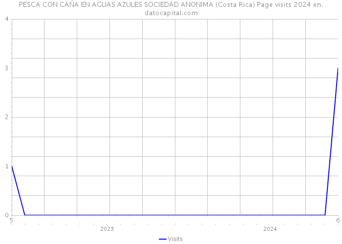 PESCA CON CAŃA EN AGUAS AZULES SOCIEDAD ANONIMA (Costa Rica) Page visits 2024 