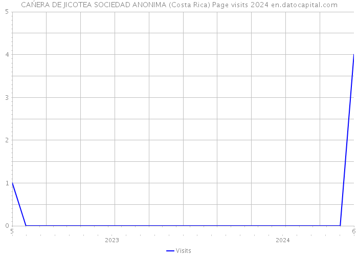 CAŃERA DE JICOTEA SOCIEDAD ANONIMA (Costa Rica) Page visits 2024 