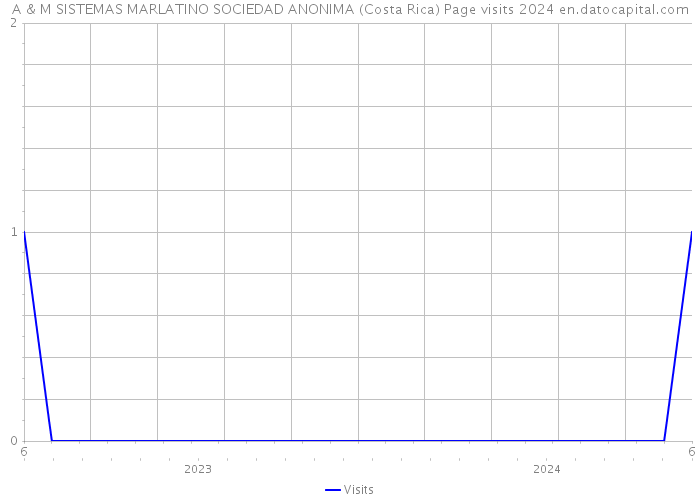 A & M SISTEMAS MARLATINO SOCIEDAD ANONIMA (Costa Rica) Page visits 2024 