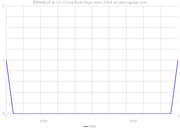 ESPRIELLA & CO (Costa Rica) Page visits 2024 