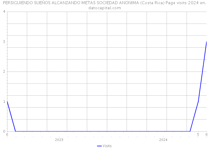 PERSIGUIENDO SUEŃOS ALCANZANDO METAS SOCIEDAD ANONIMA (Costa Rica) Page visits 2024 