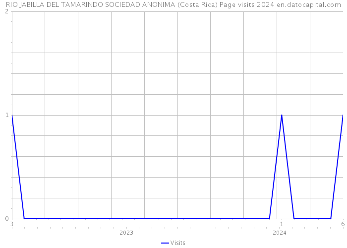RIO JABILLA DEL TAMARINDO SOCIEDAD ANONIMA (Costa Rica) Page visits 2024 