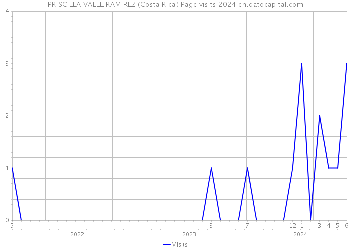 PRISCILLA VALLE RAMIREZ (Costa Rica) Page visits 2024 