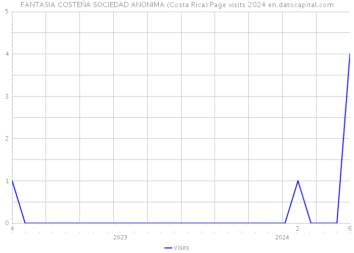 FANTASIA COSTEŃA SOCIEDAD ANONIMA (Costa Rica) Page visits 2024 