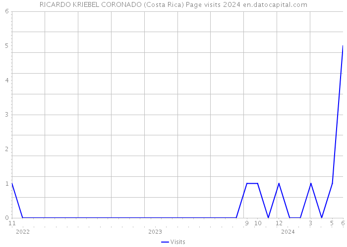 RICARDO KRIEBEL CORONADO (Costa Rica) Page visits 2024 