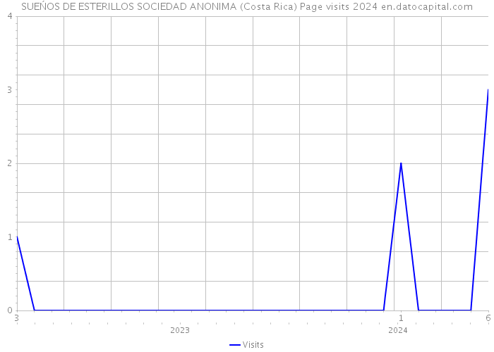 SUEŃOS DE ESTERILLOS SOCIEDAD ANONIMA (Costa Rica) Page visits 2024 