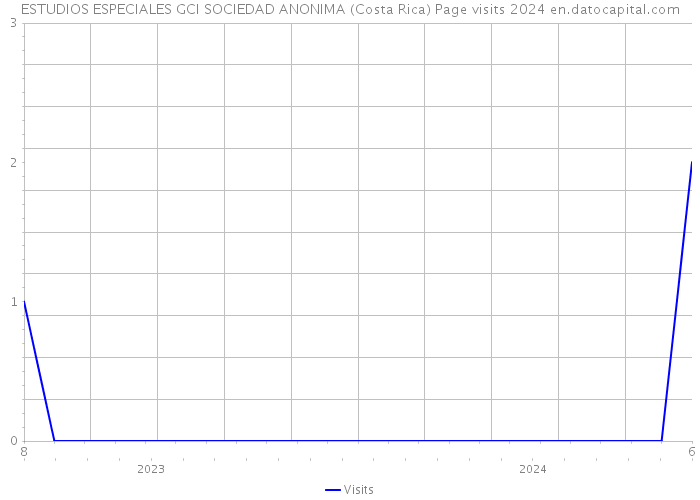 ESTUDIOS ESPECIALES GCI SOCIEDAD ANONIMA (Costa Rica) Page visits 2024 