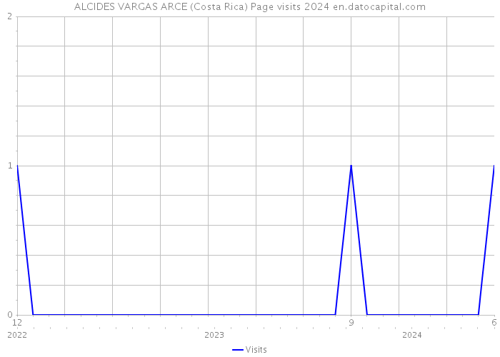 ALCIDES VARGAS ARCE (Costa Rica) Page visits 2024 