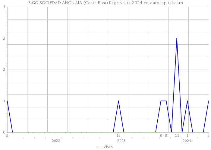 FIGO SOCIEDAD ANONIMA (Costa Rica) Page visits 2024 