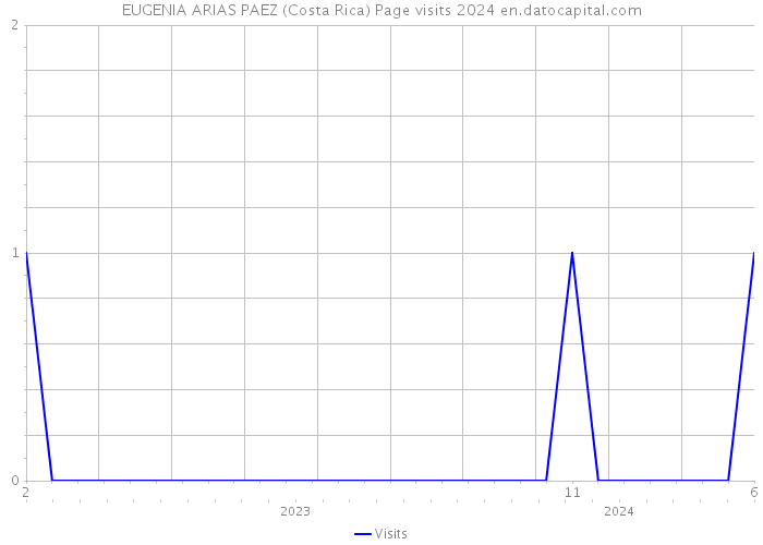 EUGENIA ARIAS PAEZ (Costa Rica) Page visits 2024 