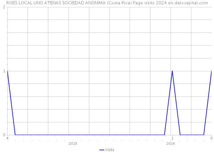 ROES LOCAL UNO ATENAS SOCIEDAD ANONIMA (Costa Rica) Page visits 2024 