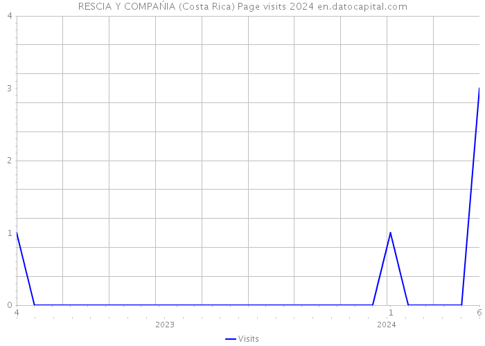 RESCIA Y COMPAŃIA (Costa Rica) Page visits 2024 