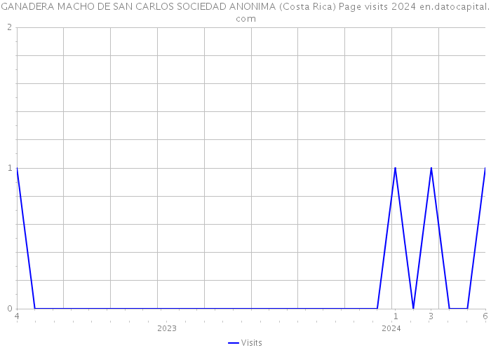 GANADERA MACHO DE SAN CARLOS SOCIEDAD ANONIMA (Costa Rica) Page visits 2024 
