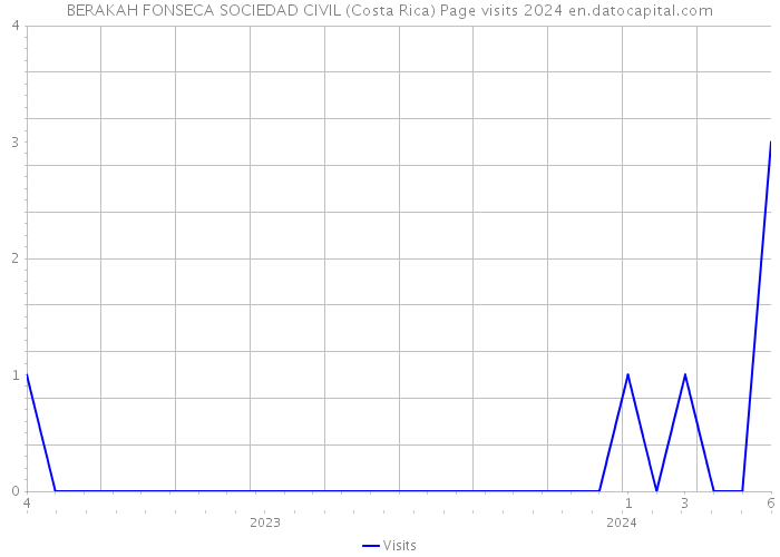 BERAKAH FONSECA SOCIEDAD CIVIL (Costa Rica) Page visits 2024 
