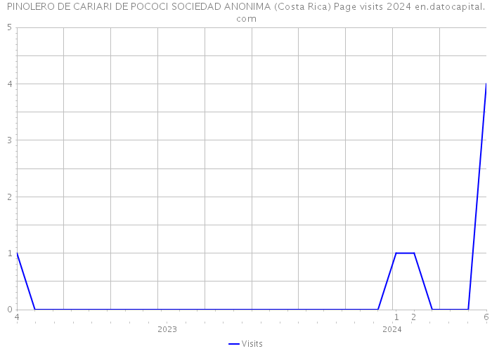 PINOLERO DE CARIARI DE POCOCI SOCIEDAD ANONIMA (Costa Rica) Page visits 2024 