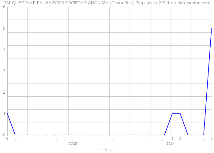 PARQUE SOLAR PALO NEGRO SOCIEDAD ANONIMA (Costa Rica) Page visits 2024 