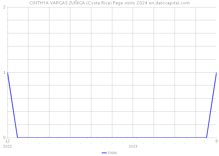 CINTHYA VARGAS ZUÑIGA (Costa Rica) Page visits 2024 