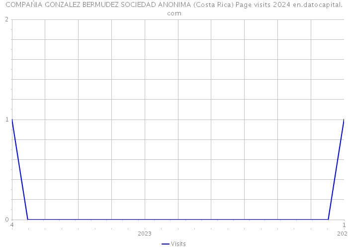 COMPAŃIA GONZALEZ BERMUDEZ SOCIEDAD ANONIMA (Costa Rica) Page visits 2024 