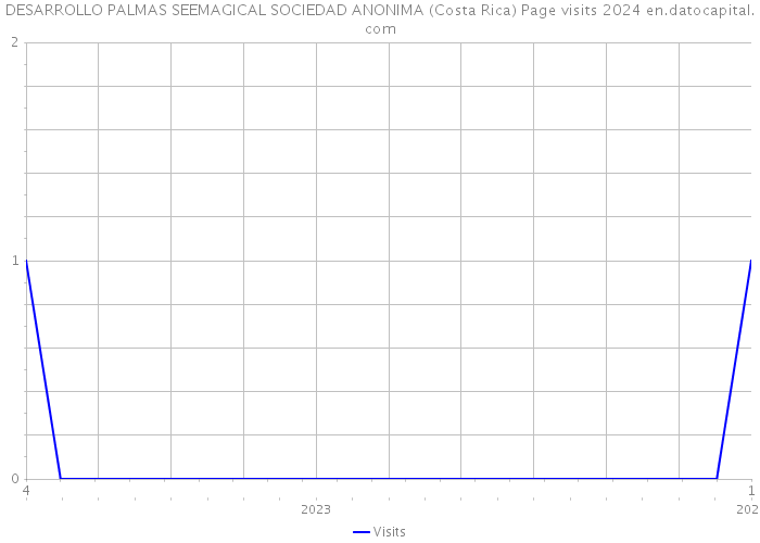 DESARROLLO PALMAS SEEMAGICAL SOCIEDAD ANONIMA (Costa Rica) Page visits 2024 