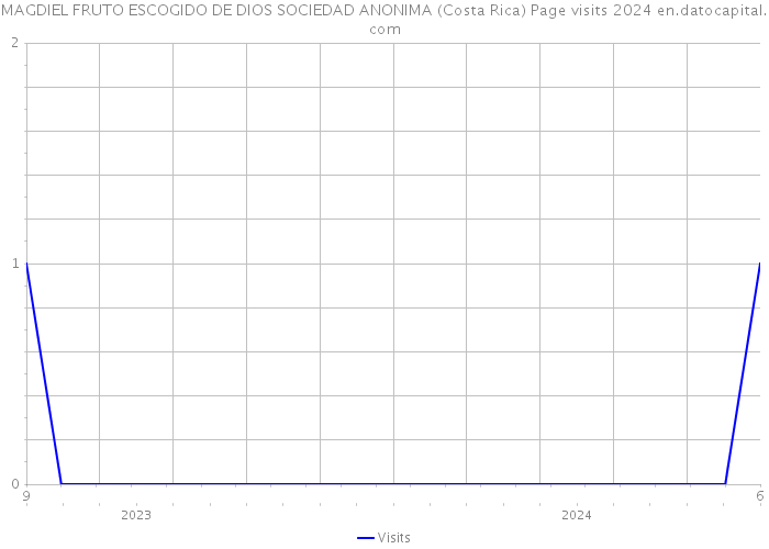 MAGDIEL FRUTO ESCOGIDO DE DIOS SOCIEDAD ANONIMA (Costa Rica) Page visits 2024 