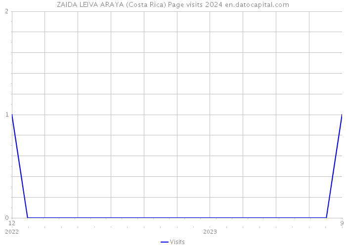 ZAIDA LEIVA ARAYA (Costa Rica) Page visits 2024 