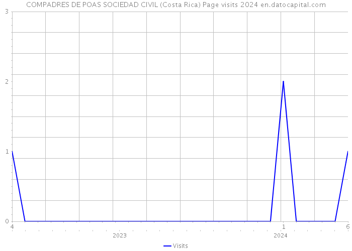 COMPADRES DE POAS SOCIEDAD CIVIL (Costa Rica) Page visits 2024 