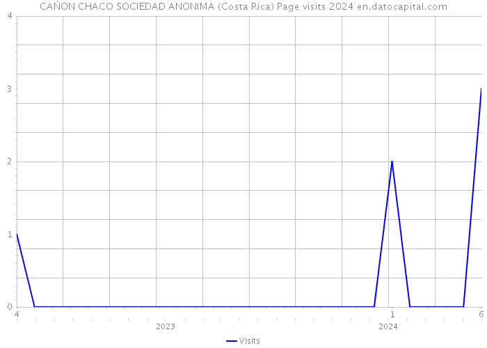 CAŃON CHACO SOCIEDAD ANONIMA (Costa Rica) Page visits 2024 
